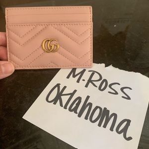 Gucci Quilted Leather Card Case